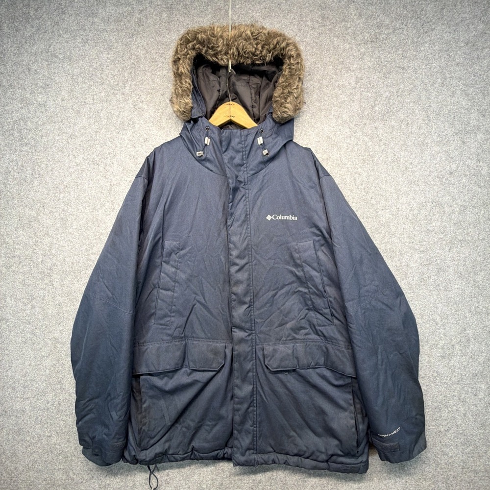 Columbia Jacket‎ Mens XL Omni Heat 3-in-1 Hooded Insulated Full Zip